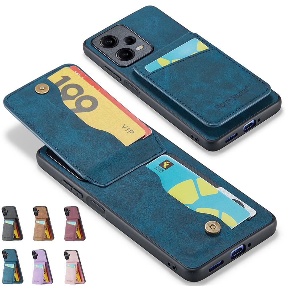 Rakuten - Redmi Note 12 Pro+ 5G Xiaomi 13 Pro スキミング防止 上質 TPU 耐衝撃性 カード入れ スマートフォン ケース スマホケース カバー スタンド PUレザー 高品質 合革 保護ケース スマホ カバー 互換品 耐衝撃 傷つき防止 ビジネス