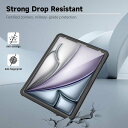 iPad Air 11in 13in (M2)2024 完全 防水 防塵 耐衝撃 ケース IP68 耐水 防霧 高感度 浴室 トイレ キッチン 動画 タブレット...