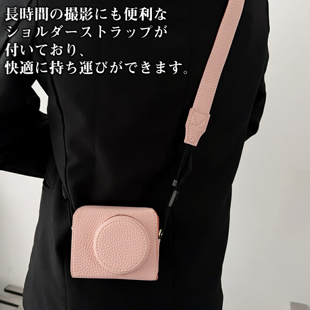 ケース SONY VLOGCAM ZV-1 専用 カメラケース カメラアクセサリー ストラップ ショ...