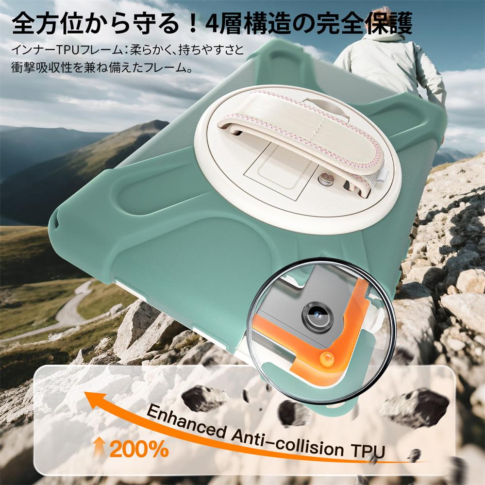 Samsung Galaxy Tab A11 ���� ¿��ǽ �����ݸ� ���֥�åȥ����� �ڥ�ۥ�����դ� �Ѿ׷� TPU �ե졼�� 4�ع�¤ �Ѿ׷� ���ꥳ�󥹥��� �ϡ���PC ����ʡ������� ���餫�� TPU �ե졼�� �ϡ���PC �ե���ȥե졼�� ���������٥���դ� Ĺ��Ĵ���ǽ ���ݤ� ��ݤ�