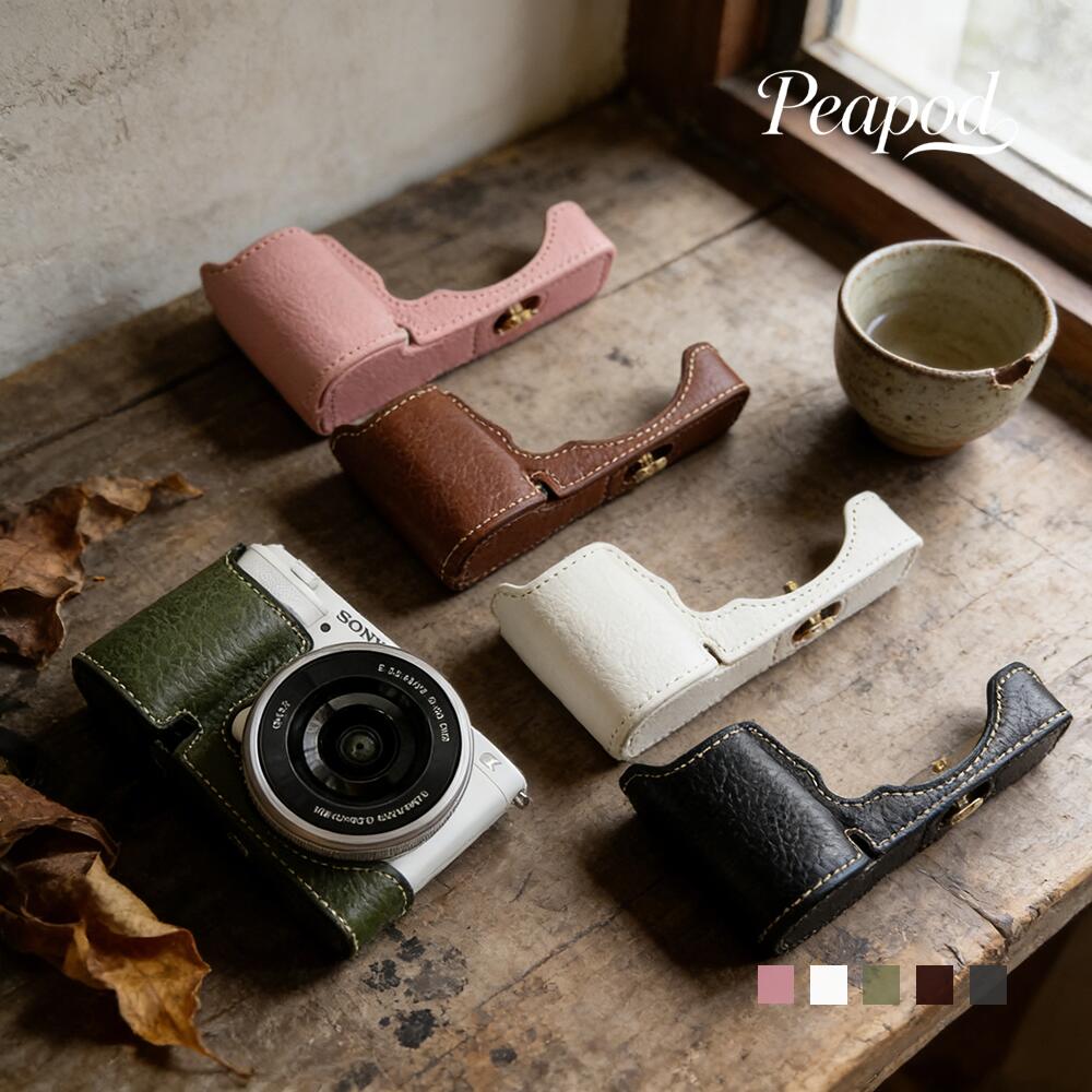 カメラケース Sony ZV-E10 Mirrorless Camera VLOGCAM ZV-E10 専用 保護 防塵 傷防止 カバー ケース 高耐久 撮影 アクセサリー カメラ保護 レザーケース バッファロー模様 電池交換簡単 高品質PUレザー 高級感 合皮 耐衝撃 合革 保護ケース