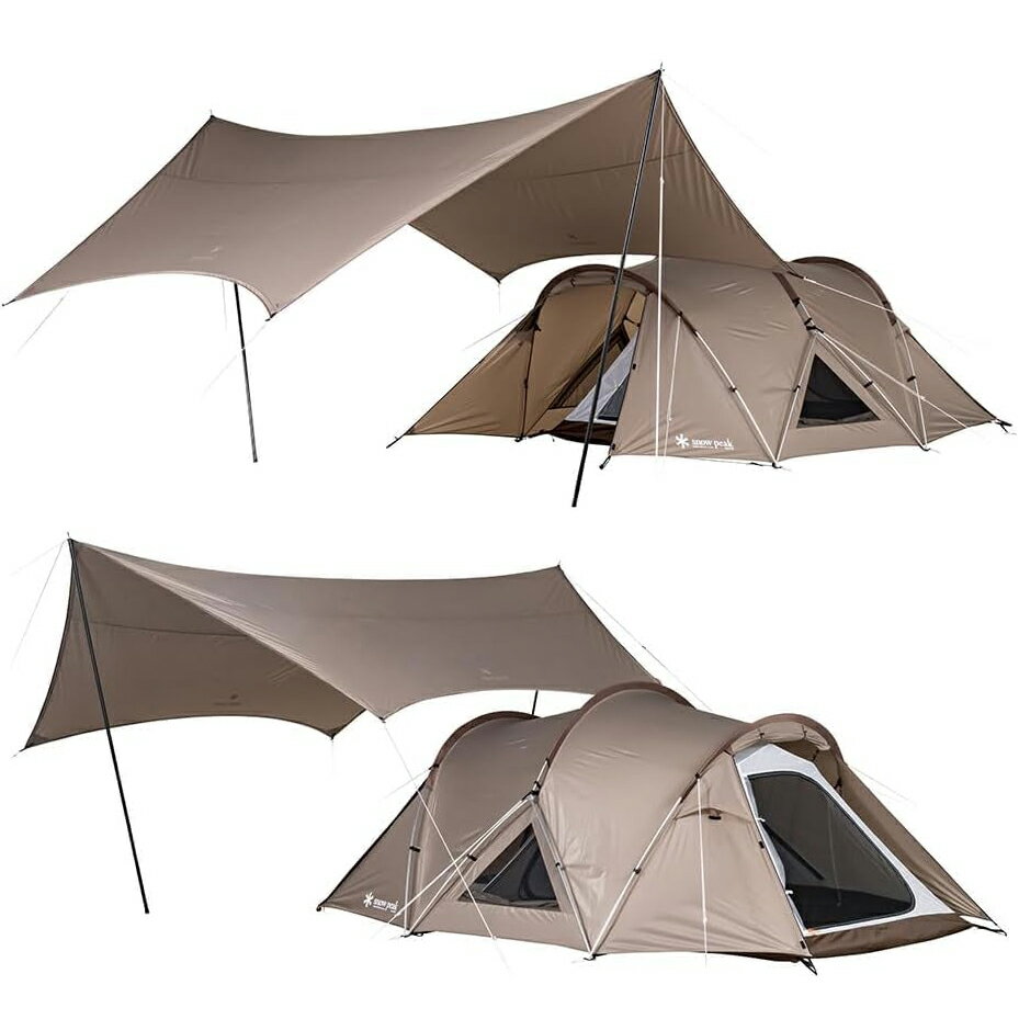 Touring Tent - キャンプ テント タープ セット 2人用 3人用 4人用 耐水圧1800mm UVカット 撥水加工 アウトドア ドームテント ファミリーテント 軽量 アルミフレーム 前室付き インナーテント付き ペグ ロープ 収納バッグ付 コンパクト収納 キャンプ用品 ソロキャンプ ファミリーキャンプ