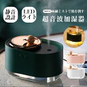 加湿器 卓上 超音波 大容量 300ml 小型 卓上加湿器 おしゃれ スプレー加湿器 LEDライト 常夜灯 コードレス 静音 省エネ 肌乾燥対策 持ち運び 手軽...