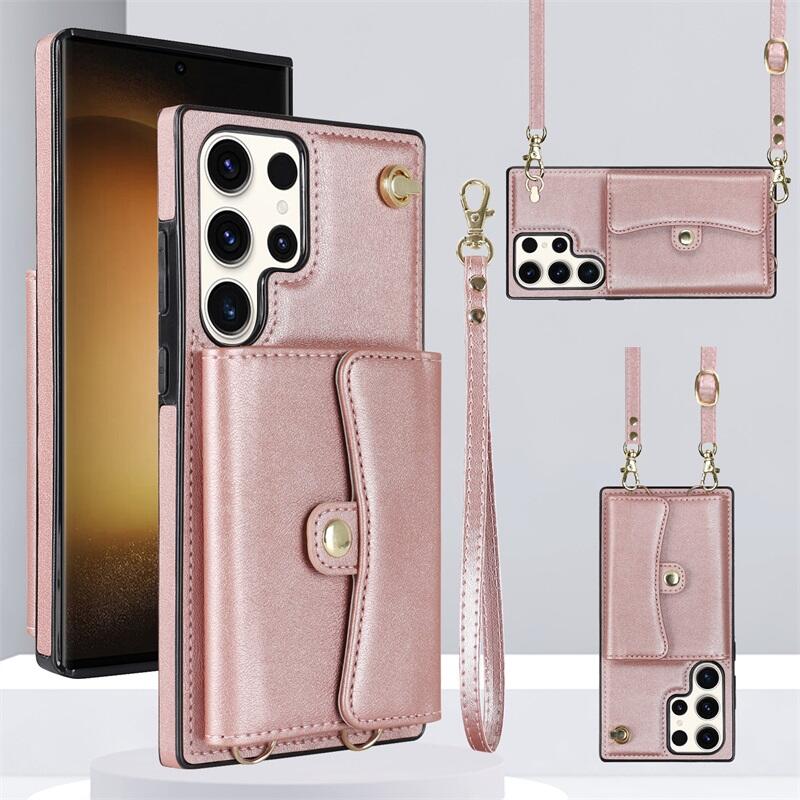 Galaxy S23 ultra S23 Plus S23 NOTE 20 ULTRA A73 5G A53 5G A14 4G/5G 스마트 워치 케이스 스마트폰 케이스 커버 스마트 폰 링 홀더 벨트 스탠드 가죽