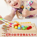 モンテッソーリ おもちゃ 玩具 木製 赤ちゃん 子供 こども 数学啓蒙 知育玩具 おもちゃ 数 かず 計算 数学 足し 引き 算数 智力開発 感覚刺激 カラフル...