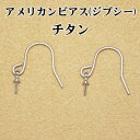 チタン製のフック型フックピアス(ジプシーピアス) 真珠用金具 セミオーダー用金具 当店のルースペアに無料で加工(4)
