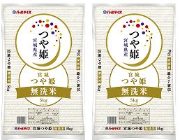 【元年産】 宮城県産つや姫無洗米 5kg×2袋　送料無料...