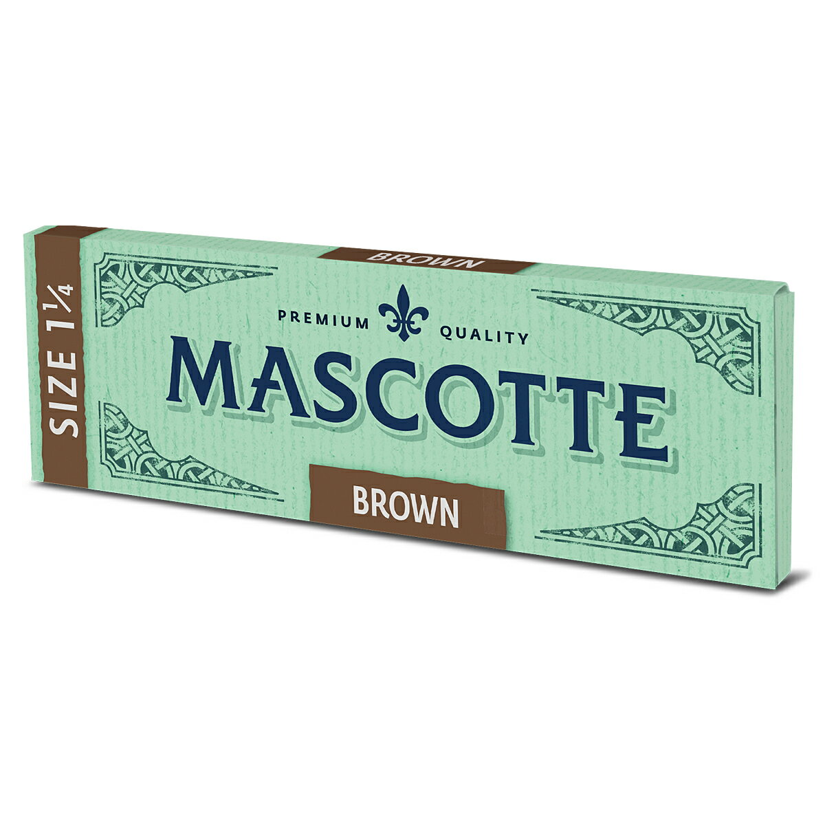 Mascotte マスコット ブラウンペーパー ワン＆クォーター（1&1/4） 50枚入×5冊パック スローバーニング 7-65003-70