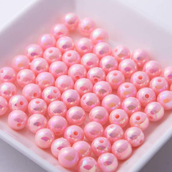 【国内検品済み】ABカラービーズ ミルキーピン...の紹介画像3