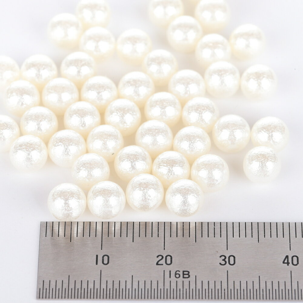 【国内検品済み】穴なし 艶 エアパール 6mm...の紹介画像2