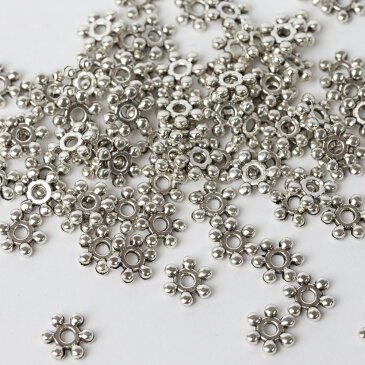 スペーサー 100個【パールクリエイト】業務用 シルバー 8.3mm アクセサリーパーツ ハンドメイド パーツ 素材 材料 イヤリング ブレス ピアス 副資材 アクセサリーキッド 基礎金具