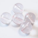 【国内検品済み】天然石 ローズクオーツ 紅水晶 10mm 5粒 S-001 両穴貫通 愛の石 パワーストーン クォーツ 恋愛運アップ 美容効果 心の癒し