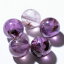 【国内検品済み】天然石 ガーデンアメジストクォーツ 10mm 5粒 S-067 両穴貫通 パワーストーン 紫水晶 ..