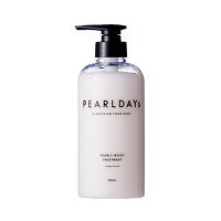 PEARLDAYs パーリーモイスト トリートメント 500mL《フローラルムスク》ダメージヘアを補修・保護 真珠エキス オーガニック アルガンオイル コラーゲン 海洋美容成分 エイジングケア 保湿 ハリ コシ（パールデイズ WSP 真珠の卸屋さん）