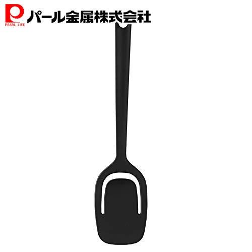 パール金属公式 ターナー フライ返し シーソーターナー ブラック 燕三条製 Action Tool G-4463