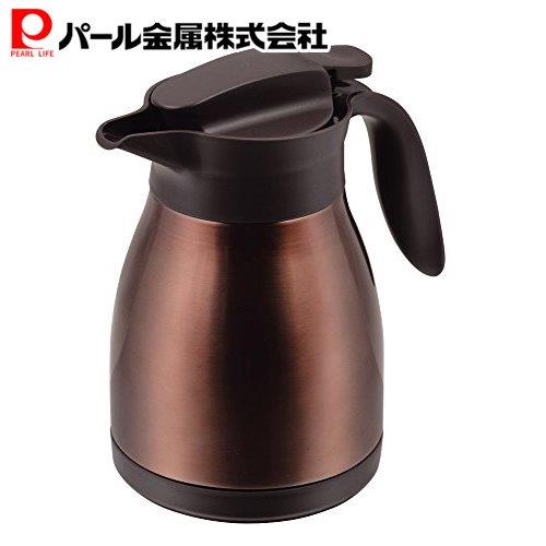 【11月14日〜16日はポイント5倍！】 パール金属公式 保温 卓上 ステンレス テーブル ポット 1.0L ブラ..