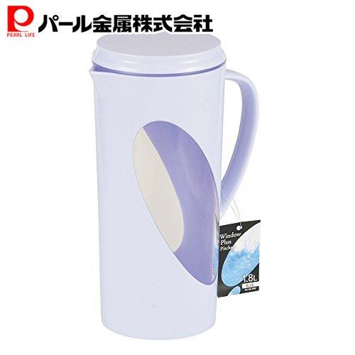 パール金属 ピッチャー お茶 麦茶 ポット 1.8L ブルー ウインドウプラス HB-2982