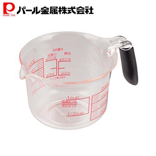 【11月20日20時〜セール開始！】 パール金属公式 メジャーカップ 200ml ブラック C-2979 ストリームラ..