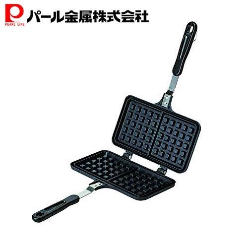 【お買い物マラソン限定抽選で100%ポイントバック】 パール金属公式 おやつDEっSEII ふっ素加工 ワッフルメーカー D-6540のサムネイル