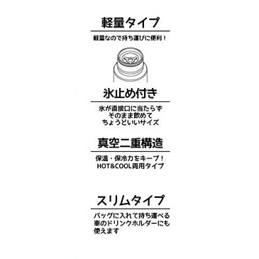 パール金属 ディズニー 水筒 ボトル 300ml 直飲み 軽量 スリムパーソナルボトル 氷止め付 真空断熱 アラジン/フローラル