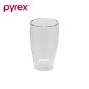 【5月3日〜6日まで全品ポイント5倍!】パール金属公式 PYREX パイレックス グラス タンブラー 410ml ダブルウォール 耐熱ガラス 真空 断熱 保冷 ...