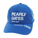 パーリーゲイツ PEARLY GATES SWITCH ON リサイクルツイルキャップ