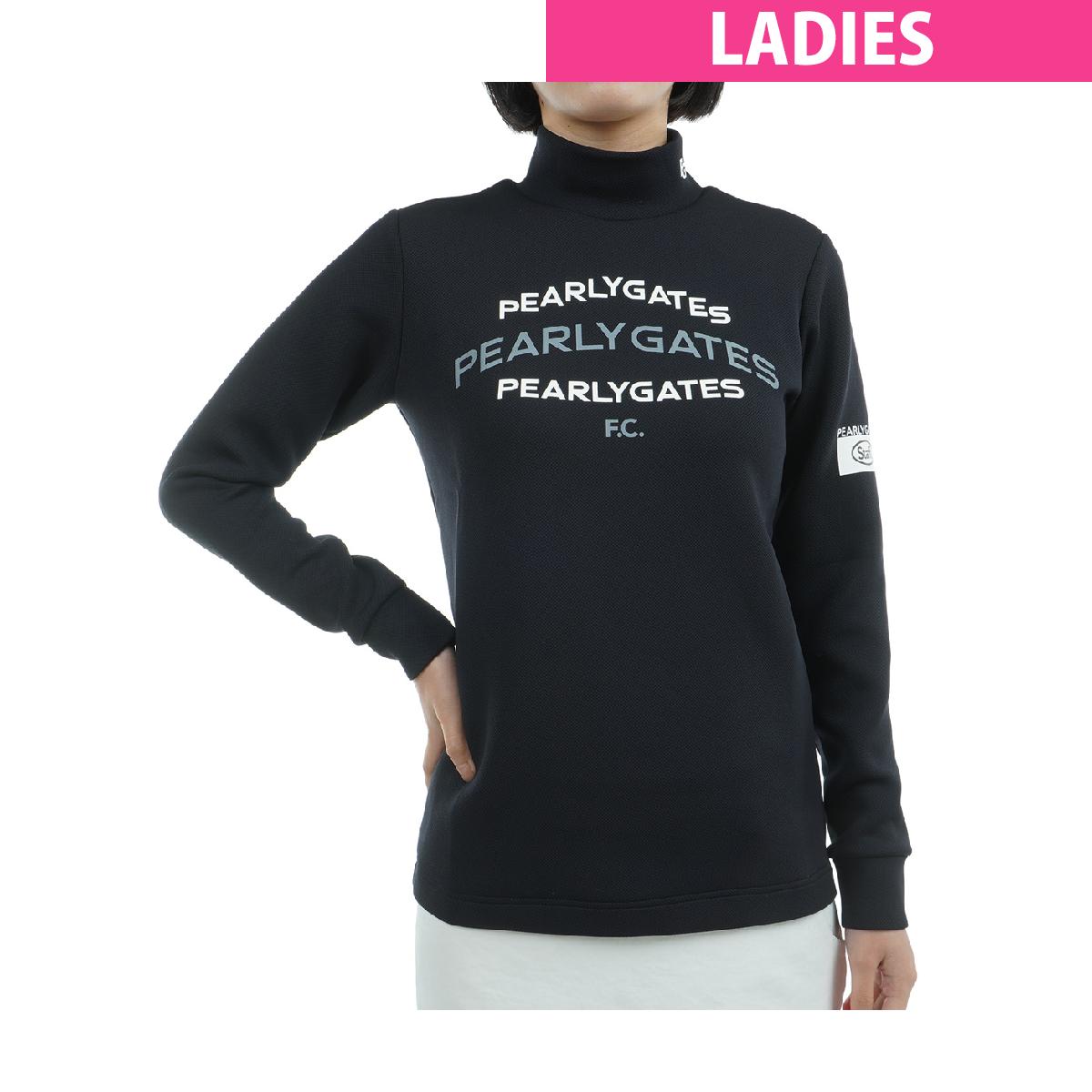 パーリーゲイツ　PEARLY GATES　ドビーダンボール長袖シャツ　レディス