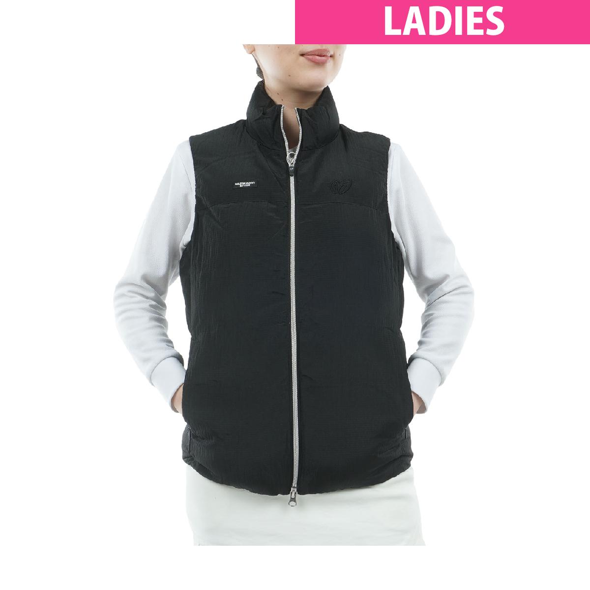 マスターバニーエディション　MASTER BUNNY EDITION　リップ布帛ベスト　レディス