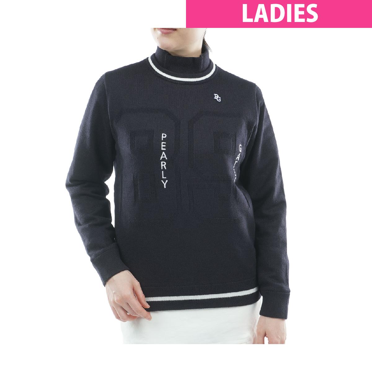 パーリーゲイツ　PEARLY GATES　天竺×ストレッチ裏地＆地柄 ツインセーター　レディス