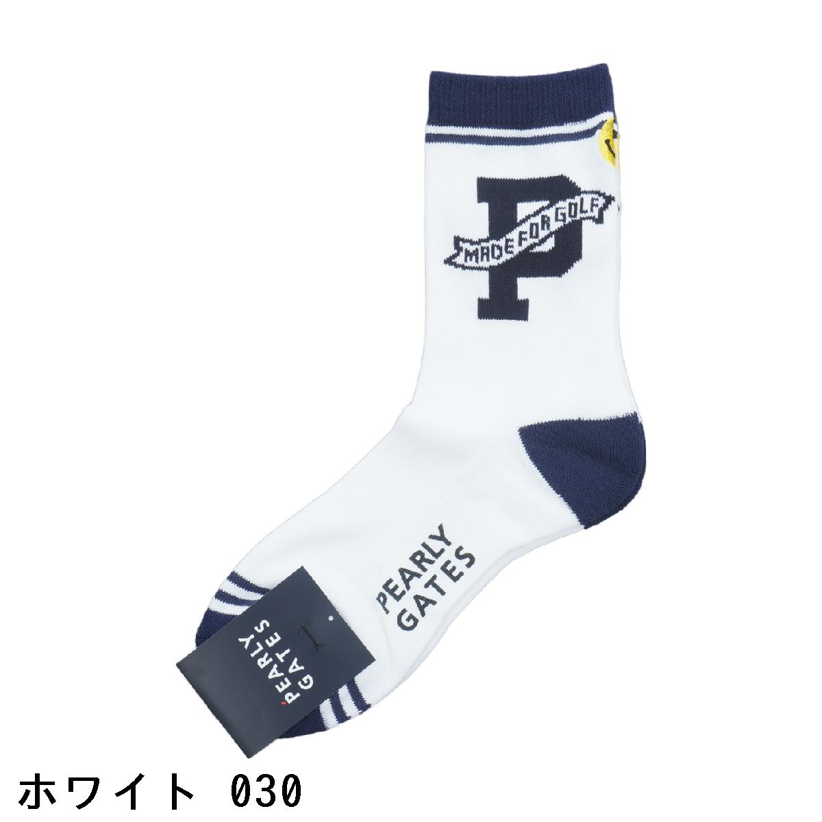 パーリーゲイツ　PEARLY GATES　Pロゴミディアムソックス