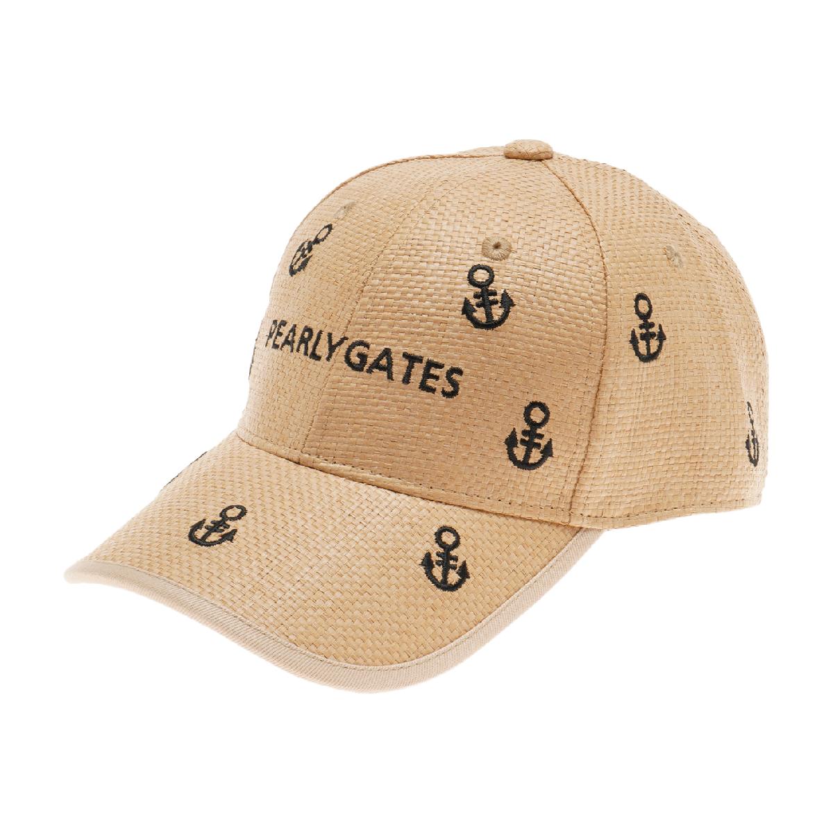 パーリーゲイツ　PEARLY GATES　ロゴアンカー刺繍 ペーパーキャップ