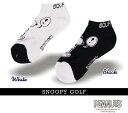 SNOOPY GOLF スヌーピーゴルフGOLF MOOD ジョー・クール/スヌーピーレディースアンクルソックス PEANUTS642-3986500-B/23...