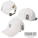 【NEW】SNOOPY GOLF スヌーピーゴルフDON'T GO TO WORK TODAY.ジョー・クール/スヌーピーコットンツイルキャップPEANUTS 642-3987100/23C 2