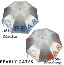 【NEW】PEARLY GATES パーリーゲイツUVカット！ロゴボーダーアンブレラ〈晴雨兼用〉傘 053-2184401/22B