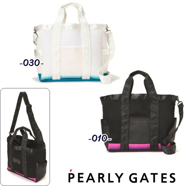 【NEW】PEARLY GATES パーリーゲイツグラデーションカラーUNDYEDBIGトートバッグ ショルダー付きボストンバッグ 053-2281800/22C