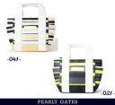 【PREMIUM SALE 30%超OFF】PEARLY GATES パーリーゲイツCHAMPAGNE SERIES.マルチボーダートート型カートバッグ 053...