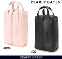 【NEW】PEARLY GATES パーリーゲイツSIMPLE & STYLISH 定番系BASICスタイルシューズケース053-5984206/25A【正規品...