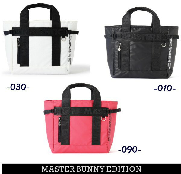 【PREMIUM-SALE 40%OFF】マスターバニーbyパーリーゲイツMASTER BUNNY EDITION PUナイロンジャガードロゴハンドル トート型カートバッグ758-4181502/24Bのサムネイル