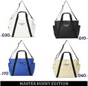 【NEW】マスターバニーbyパーリーゲイツMASTER BUNNY EDITION 軽量!!マットツイルジャガードロゴハンドル/ショルダーベルト付BIGトートバ...