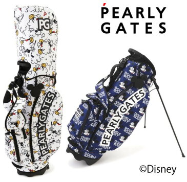 【NEW】PERALY GATES パーリーゲイツミッキーマウス総柄 キャディバックスタンド式 053-1280001/21D＜MICKEY SERIES＞