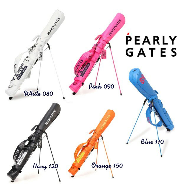 PEARLYGATES パーリーゲイツ定番スマイル スマイル！セルフスタンドバッグ053-2984900【定番スマイルスマイル】