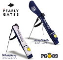 【再入荷】【WEB限定】PEARLY GATES SELF STAND SERIESパーリーゲイツ・グッドスマイリーセルフスタンドバッグ 軽量・ショルダー&フード付き【641-2984100G】【CLUB-SMILY】【GOODSMILY】