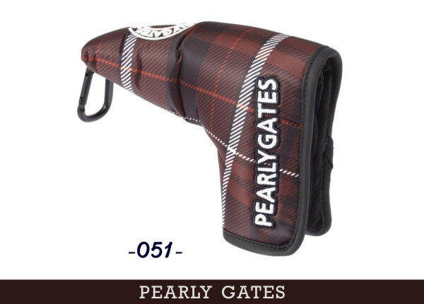 PERALY GATES パーリーゲイツニューサークルロゴ & BROWNチェックパターカバー ピン・ブレード型用053-3284004/23D