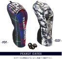 【PREMIUM SALE】PERALY GATES パーリーゲイツマルチチェック or CAMO!? CAMO×CAMO!!カラフルチェック柄/モノトーンカモ柄フェアウェイウッド用ヘッドカバーキャットハンドタイプ 053-3284102/23D【GOLFWAVE-2】