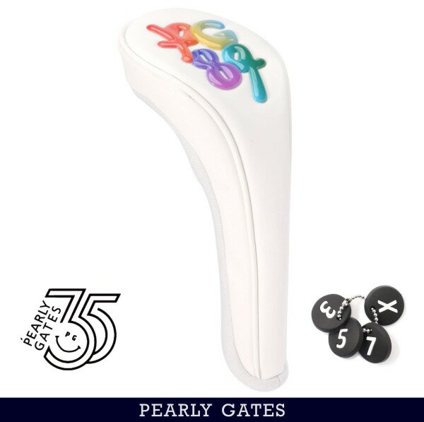 【NEW】PEARLY GATES パーリーゲイツYes! Yes!! Yes!!! 35th Anniv.ヘッドカバーフェアウェイウッド用 053-4184201/24A