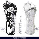 PEARLY GATES パーリーゲイツニューパワー炸裂!!【ギザ星柄】ヘッドカバーユーティリティー用 キャットハンドタイプ053-5184003/24D【正規...