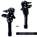 【NEW】PEARLY GATES パーリーゲイツ≪ランダムドットMIX≫フライングラビットマスコットヘッドカバー/フェアウェイウッド用053-5284023/25C【正規品】
