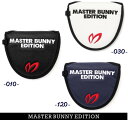 【PREMIUM SALE】マスターバニーbyパーリーゲイツMASTER BUNNY EDITION シュリンク合皮パターカバー ツーボール マレット型用758-3284705/23C【GOLFWAVE-2】