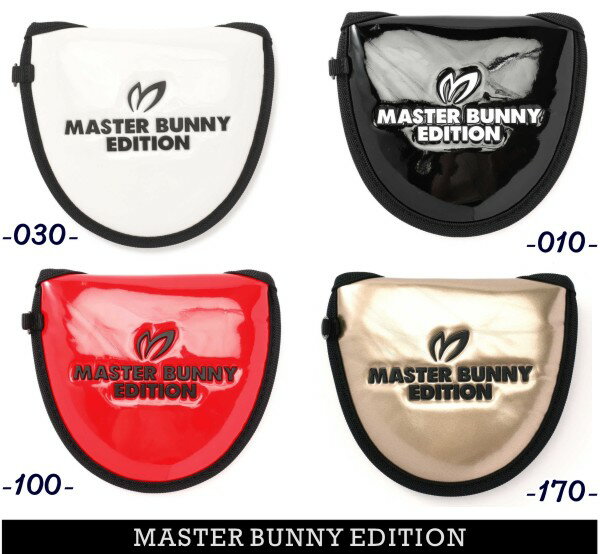 【NEW】マスターバニーbyパーリーゲイツMASTER BUNNY EDITION エンボスロゴエナメル調パターカバー マレットタイプPRO MODEL 758-3984815/23C