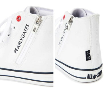 【NEW】PEARLY GATES パーリーゲイツ【PEARLY GATES × CONVERSE】コンバースコラボ ホワイト ALL★STAR メンズハイカットスパイクレス ゴルフシューズ トートバッグ&バンダナ付 053-2292803/22C